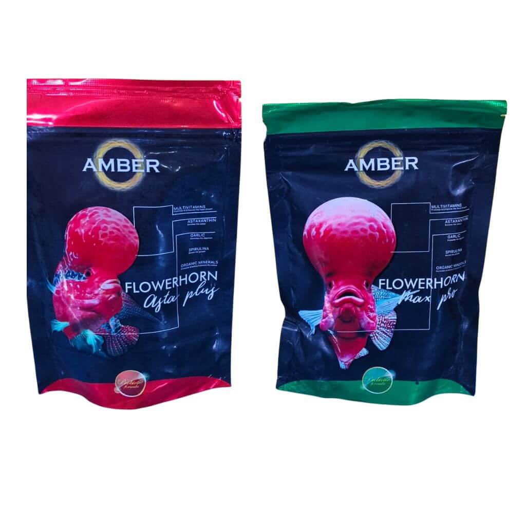 Amber Flowerhorn Fish Food - 100g