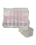 Bird Cage Feeder Plastic Cup (4 Pcs)