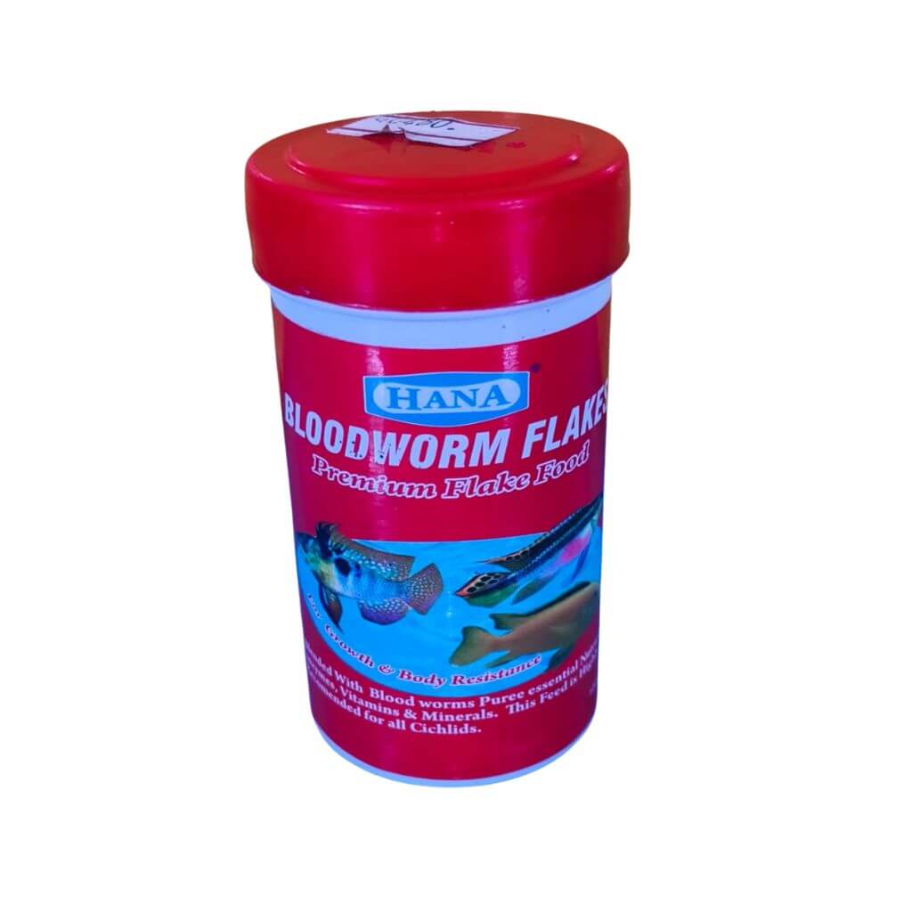 Hana Bloodworm Flake Food - 100g