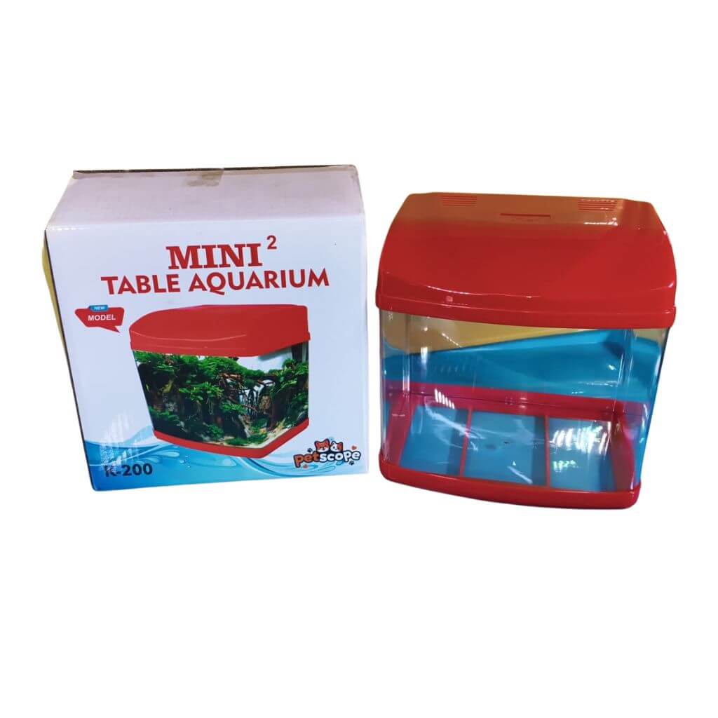 Petscope Mini Table Aquarium Fish tank - 2